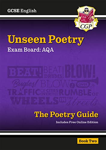 GCSE English AQA Unseen Poetry Guide - Book 2 includes Online Edition (CGP AQA GCSE Poetry) von Coordination Group Publications Ltd (CGP)